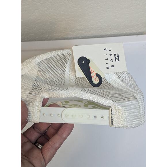 BILLABONG Girls' OSFM Shenanigans Trucker Baseball Snapback Hat Green White - Picture 4 of 5